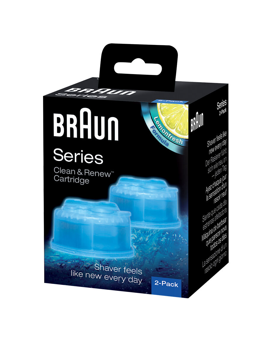 Braun Clean & Renew Cartridge Refills 2 Pack Shaver Shop